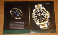 Rara Pubblicità Vintage ROLEX Oyster Perpetual GMT-Master II Orologio 2007