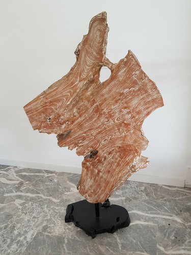 Scultura legno teak - scultura, in