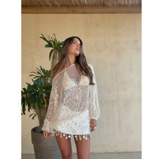Maglione maglia paillettes