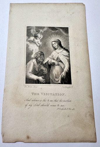 Antique visitation virgin mary - antique,