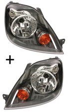 FARO FANALE PROIETTORE SINISTRA + DESTRA FORD FIESTA 5 12/2007-09`08