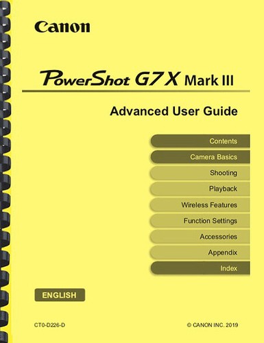 Canon powershot g7x mark - mark, iii