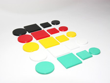 Test dei Gettoni – Token Test – 20 pezzi in PETG stampati in 3D – Uso educativo