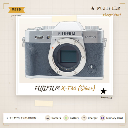 Fujifilm xt30 26mp corpo - xt30,