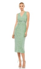 Abito midi Mac Duggal verde