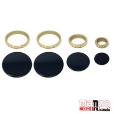 Serie 4 piattelli + anelli spartifiamma- piano cottura-cucina gas Lofra 4 fuochi