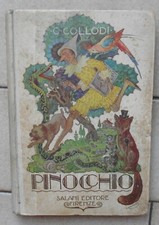 CARLO COLLODI LE AVVENTURE DI PINOCCHIO - SALANI 1925 ILL. L. E M. A. CAVALIERI