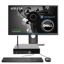 Postazione completa Dell OptiPlex 3060 Mini PC con Monitor P2317H, Tastiera e...