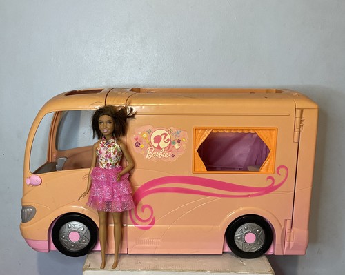 Barbie glamour rosa camper - barbie,