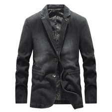 Giacca tuta blazer uomo denim