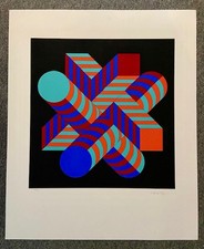Victor Vasarely serigrafia