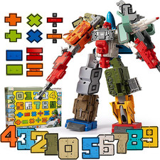 Numero Robot Trasformabile, Giocattoli Trasformabili per Regalo Di Compleanno, G