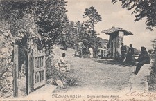 CARTOLINA DI FIRENZE ,MONTESENARIO - GROTTA DEL BEATO ALESSIO  viaggiata 1900