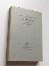 Alessandro Contini Bonacossi - Le Poesie. Pesce d'oro Scheiwiller 1978 AUTOGRAFO