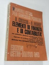 Libro MANUALI CETIM PER CONCORSI PUBBLICI ELEMENTI DI FINANZA E CONTABILITA'
