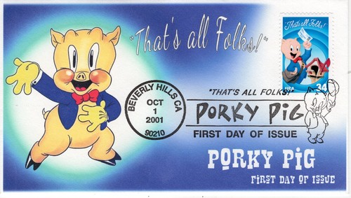 3534 2001 porky - 2001,, pig
