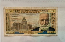 Banconota 5 Franchi Luglio 1965 - Victor Hugo