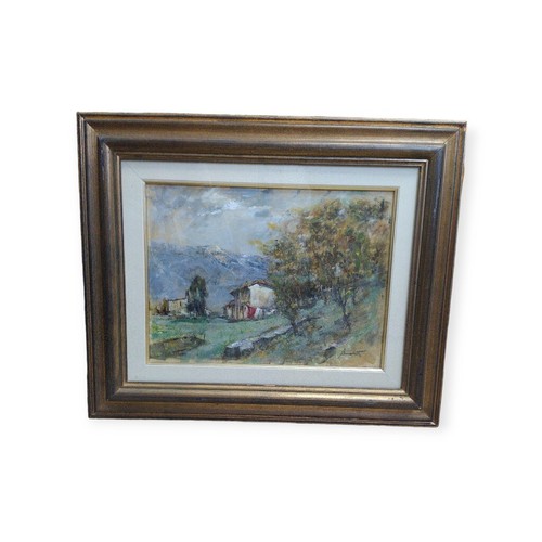 Quadro pioggia montagna - in,