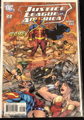 Justice league america red - league, of
