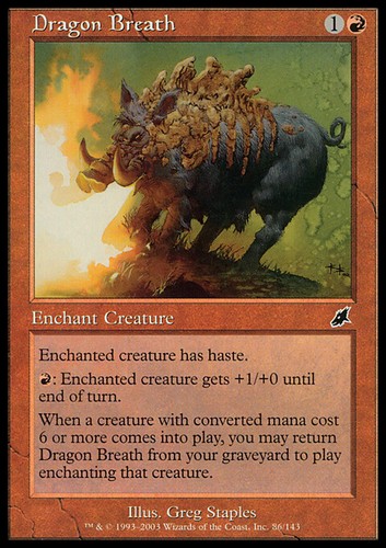 Mtg dragon breath exc alito - dragon,
