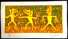 Keith Haring Litografia da un
