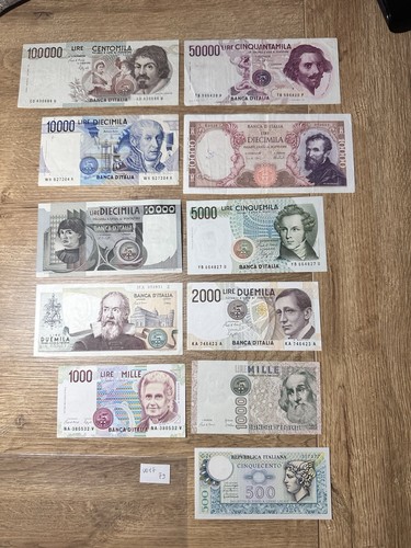 Lotto banconote lire 100000 - lotto, 11