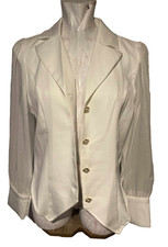 giacca camicia donna taglia L maniche trasparenti