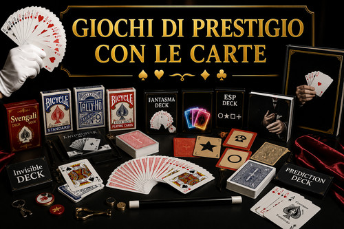 Vari giochi prestigio con - vari,