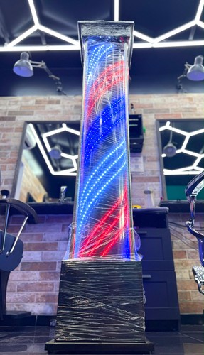 Barber pole led - barber, rotating