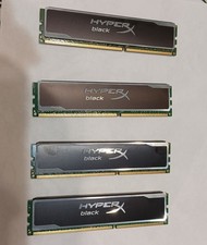 Ram Kingston Ddr3 DDRIII Hyperx Black Kit 32 Gb - 2 Kit 16 GB (4x8 GB)