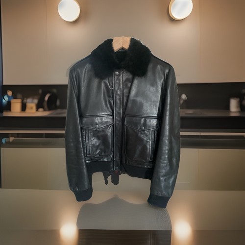 Gucci leather fur shearling - gucci,