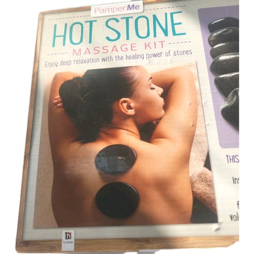Kit massaggio hot stone pamper - kit,
