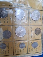 ITALIA DIVISIONALI ANNO 1970/1968/88/84 500 E 1000 LIRE ARGENTO FDC SET ZECCA