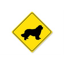 Newfoundland Dog Metal Sign