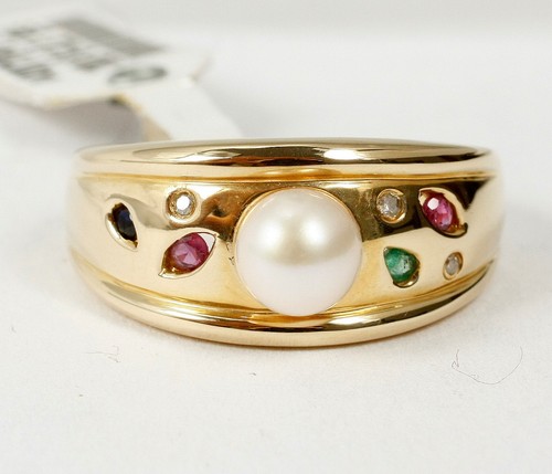 Anello 585 oro carati - oro,