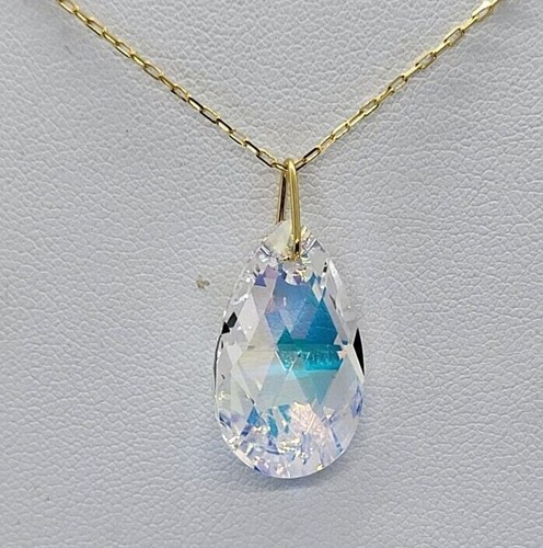 Gold vermeil swarovski - m/w,