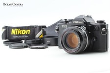 [Come nuovo] Nikon FM2 nero 35 mm fotocamera pellicola a nido d'ape obiettivo Ai 50 mm f1.4 dal GIAPPONE