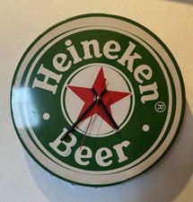 Orologio Originale Birra Heineken pubblicitario