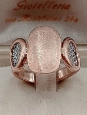 925 Silver Rose Gold Satin