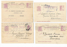 Spagna: 1935; Cancelleria Postale 4, guerra civile, a Barcellona. XF, EBES-015