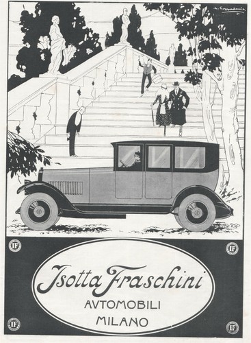 Pubblicita 1921 isotta - 1921,