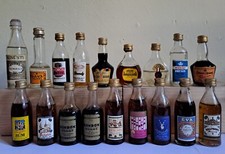 UNGHERIA Budapest lotto 18 mignon  Kisusti Palinka Cherry Brandy Gin Vermouth