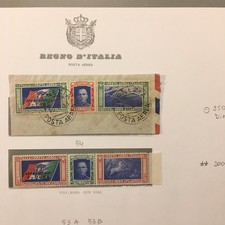 Regno Collezione 1862-1942 Usata Cat 28.230€ Completa Ordinaria Aerea