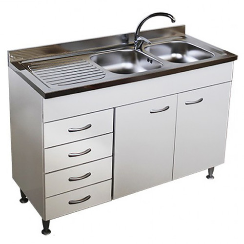 Mobile cucina bianco 120 - mobile, cm