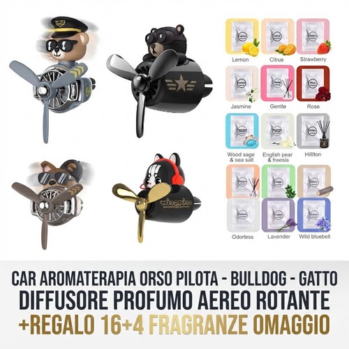 Car aromaterapia orso - orso, pilota