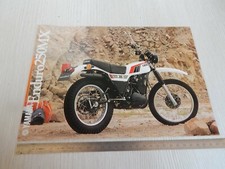 BROCHURE DEPLIANT ORIGINALE YAMAHA 250 MX ENDURO LINGUA FRANCESE 1979