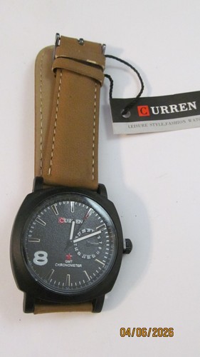 Nwt curren beige leather black - nwt,
