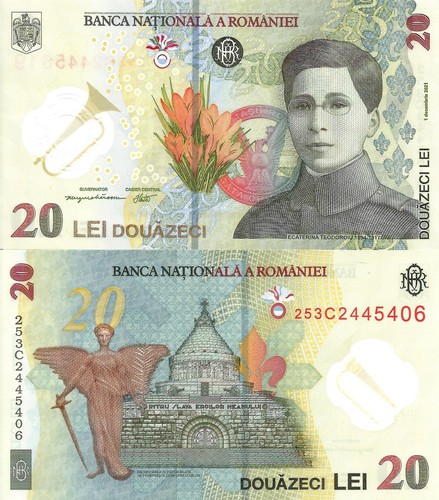 Romania lei 2021 - 20,