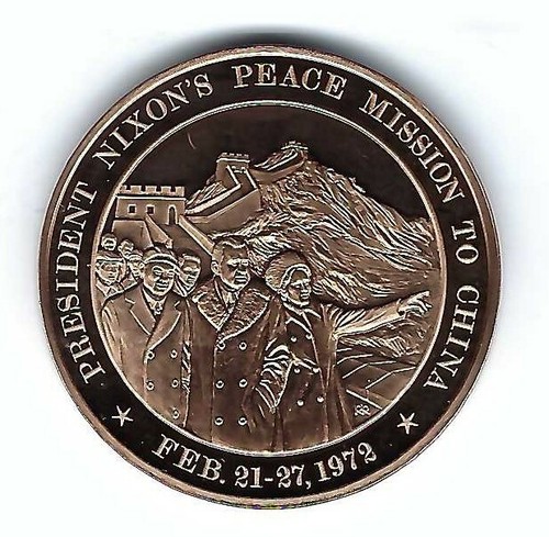 Medaglia moneta bronzo 1972 - bronzo,