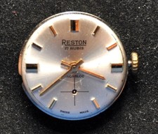 Movimento Orologio Reston Incabloc 17 Jewels vintage funzionante ricambio